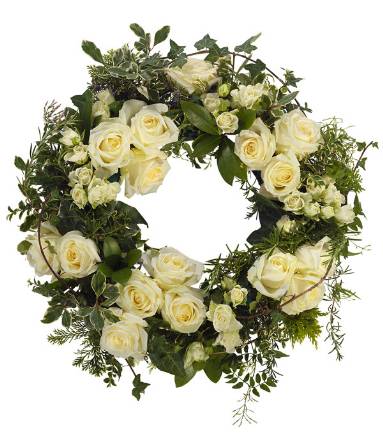 WR12 ROSE WREATH