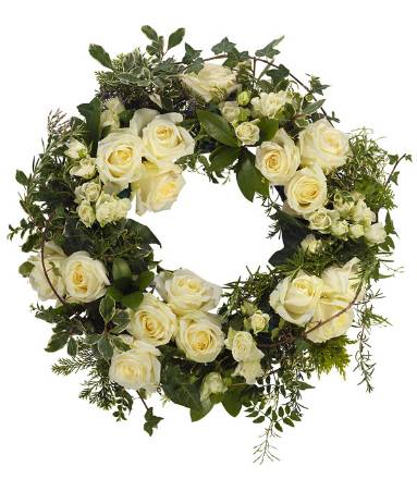 WR12 ROSE WREATH